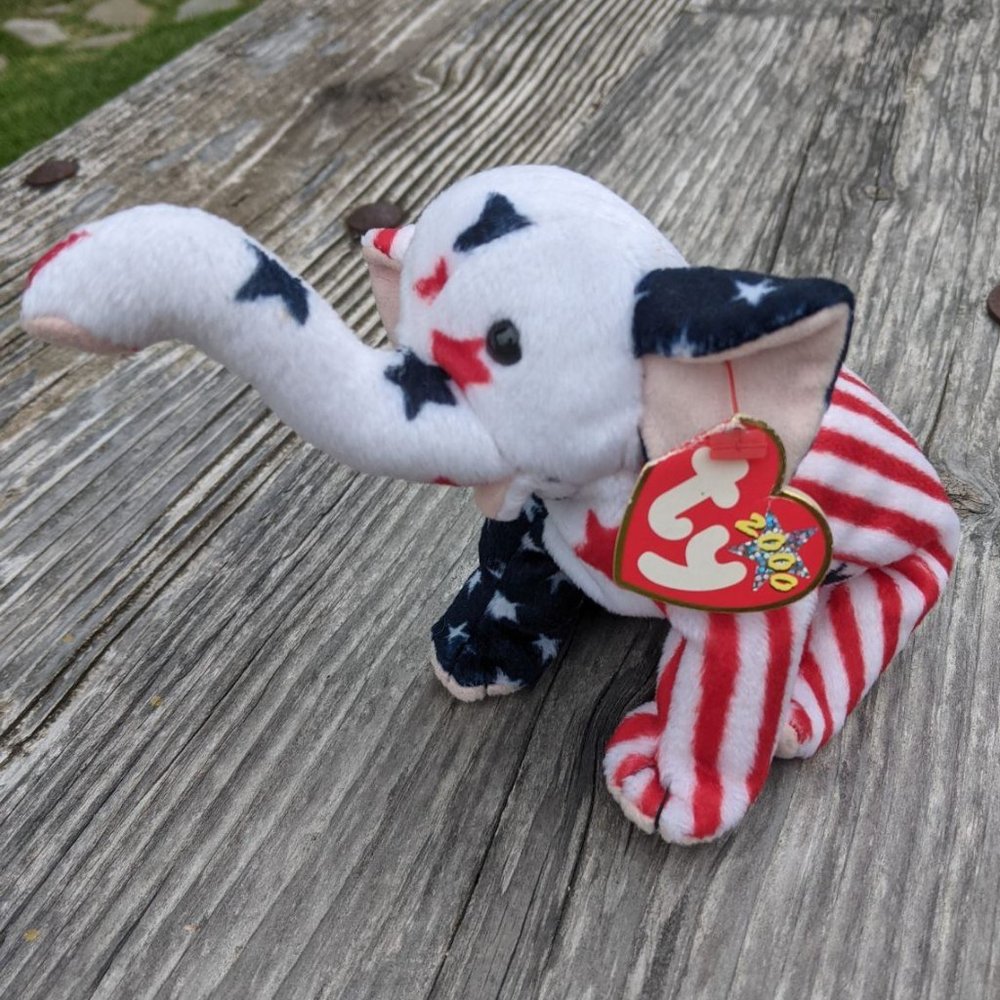 4th of July Patriotic Ty Beanie Babies Set of 3 Bundle - Picture 12 of 16